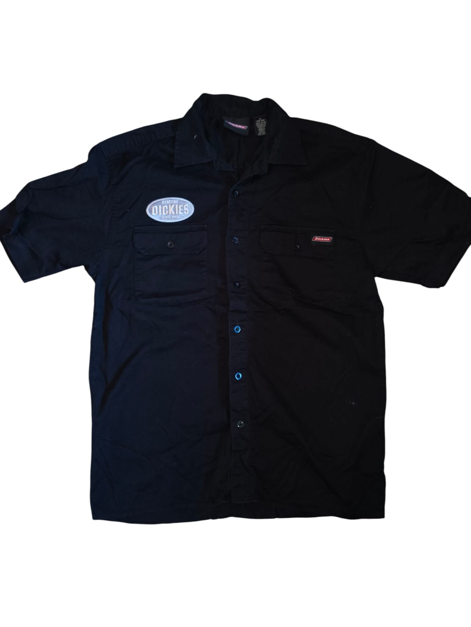 Dickies Men’s Black Work Shirt Size Medium